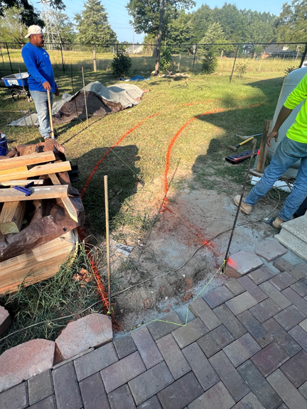 Total Lawn Care Walkway BEFORE shot