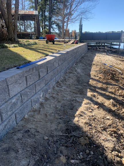 Total Lawn Care Retaining Wall